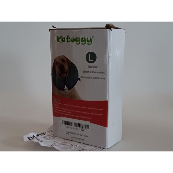 2 Katoggy Protect Inflatable Recovery Collar Blue Size Large 12 in. - 18 in. - Picture 11 of 13
